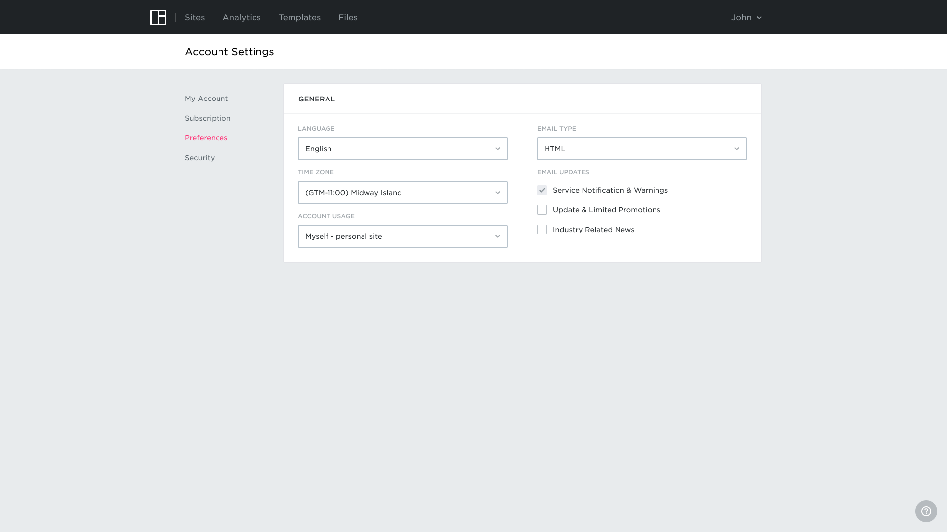 Updating Account Info White Label Help Articles