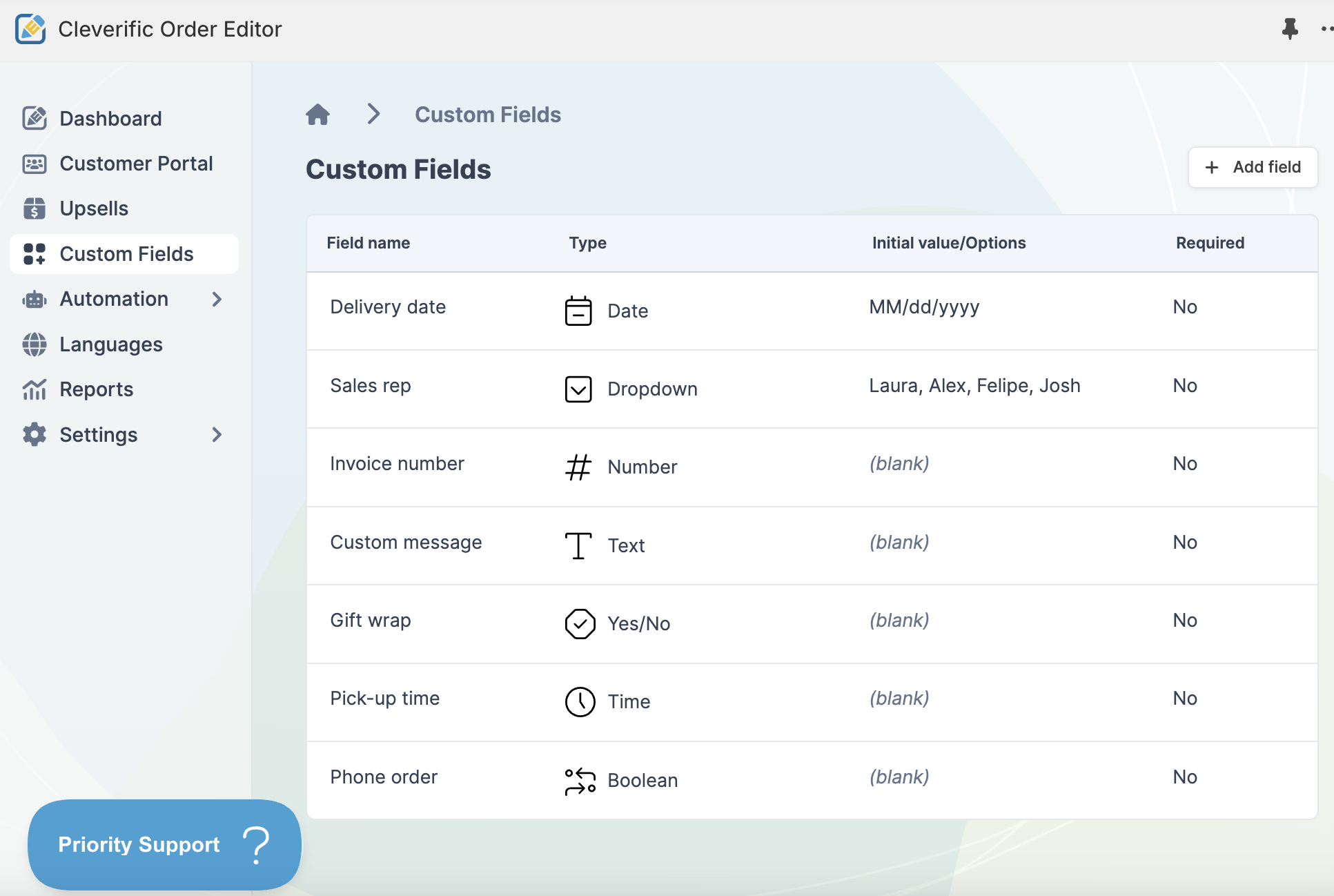 Adding preset custom fields (note attributes) to your orders ...