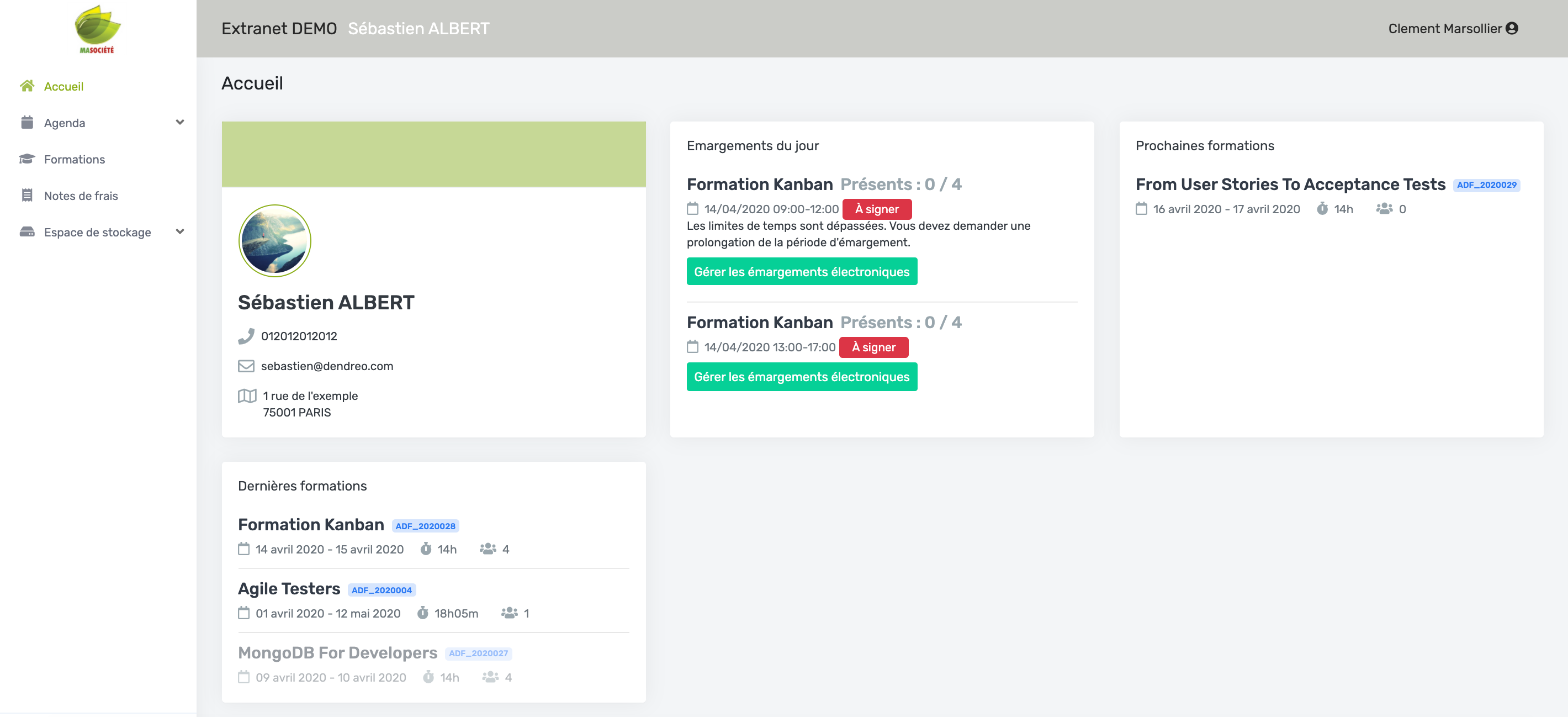 Mon Formateur Dendreo FAQ
