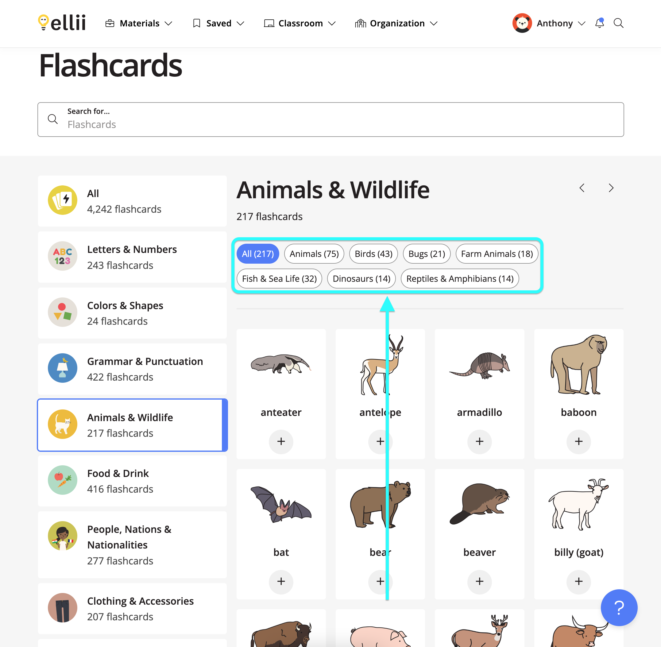 How to Share Flashcard Sets with Students Ellii Help Docs