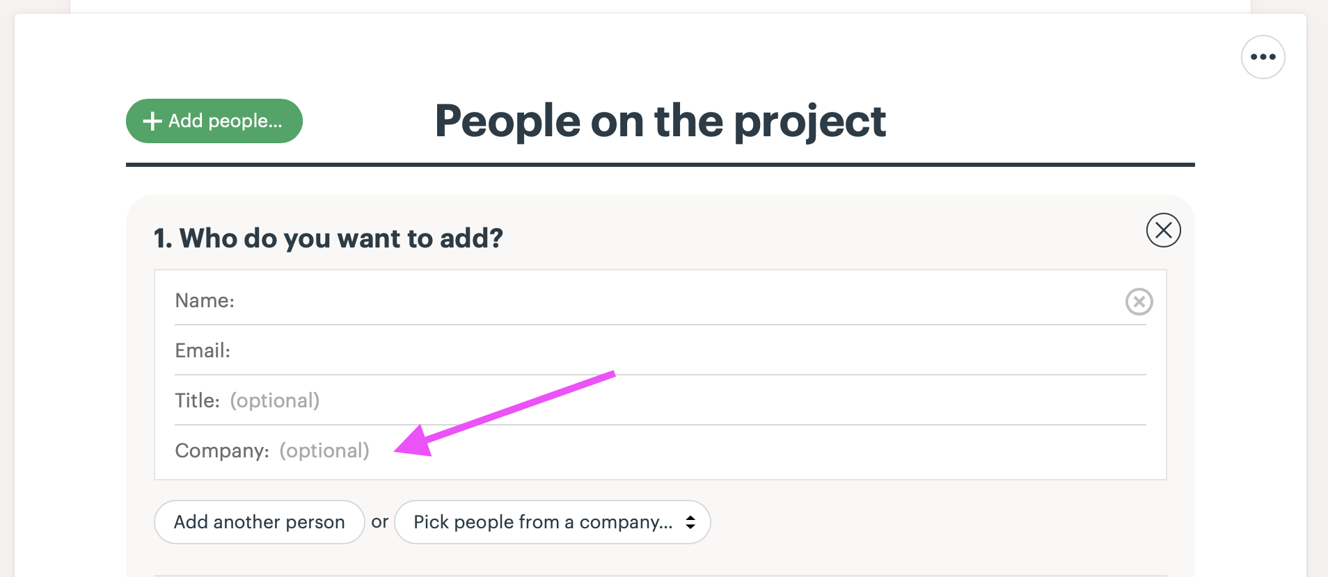 inviting people to a project basecamp 3 help