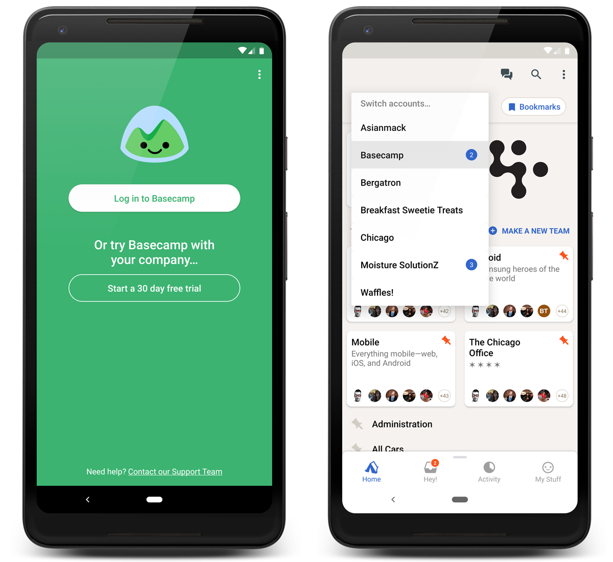 basecamp 3 app android