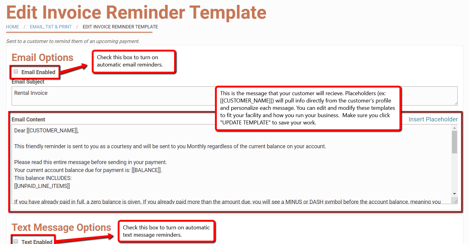 Past Due Invoice Email Reminder Template