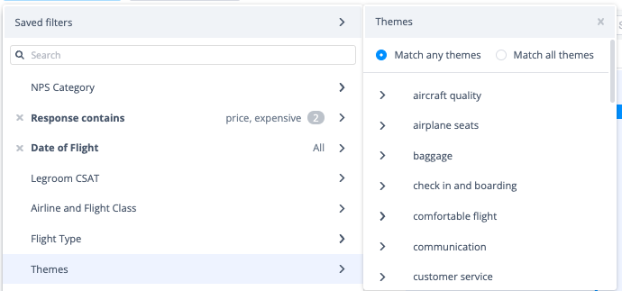 Filter updates June 2022 - Thematic Knowledge Base
