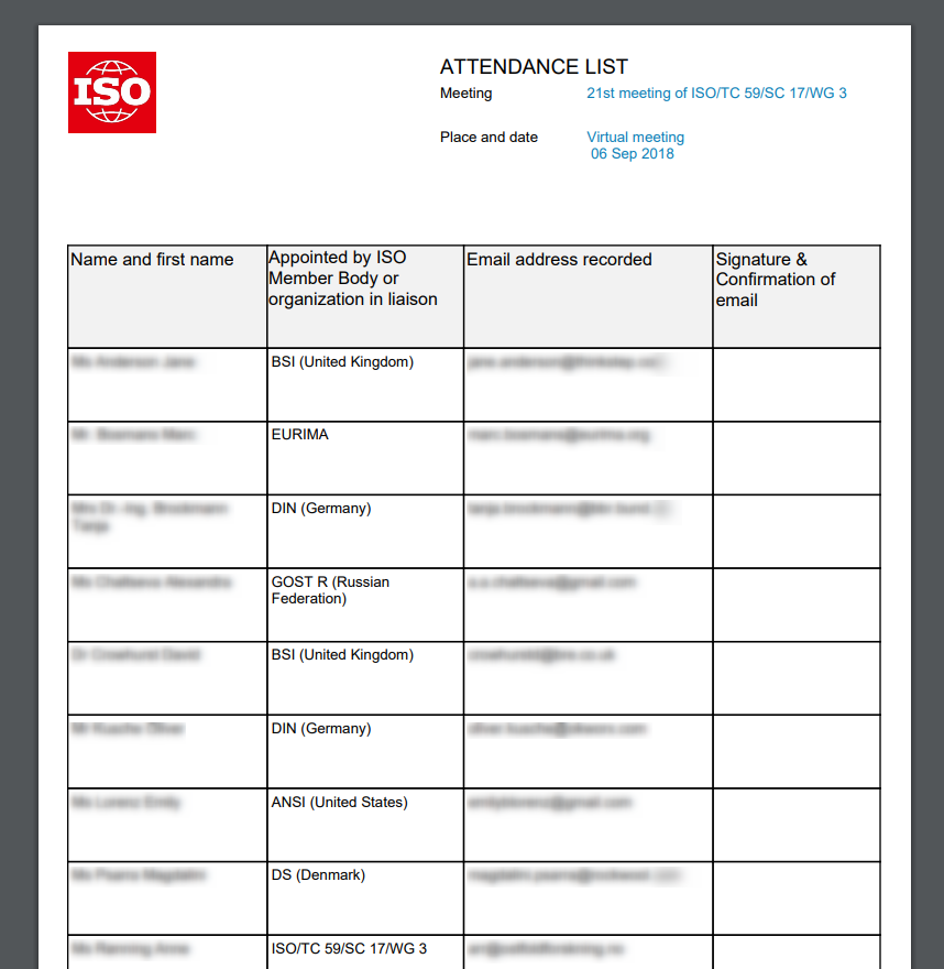 download reports and attendance list iso helpdesk attandance list