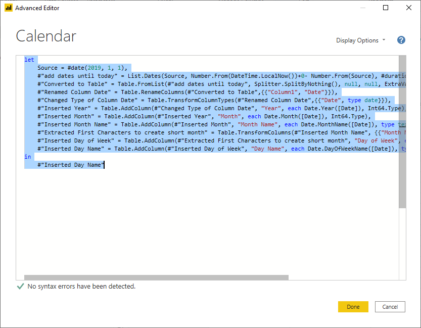 Power Query Best Practice PBI Help Center