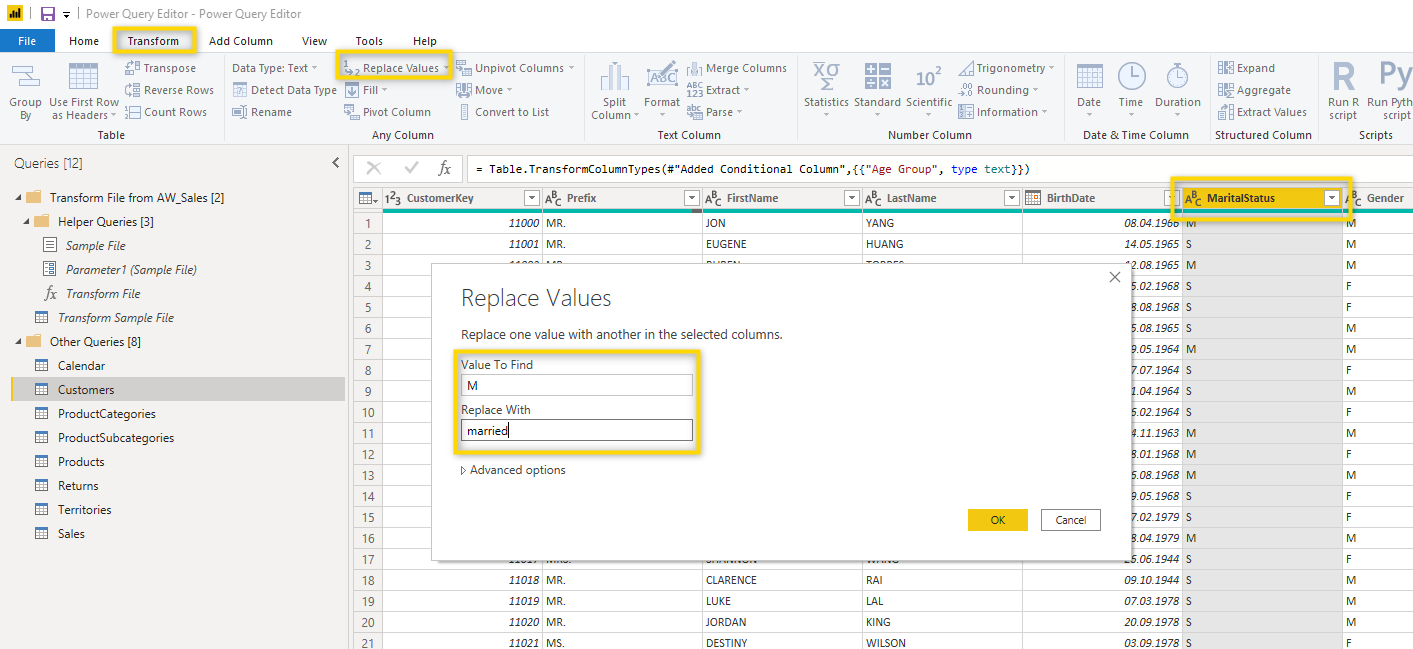 Power Query Editor - PBI Help Center