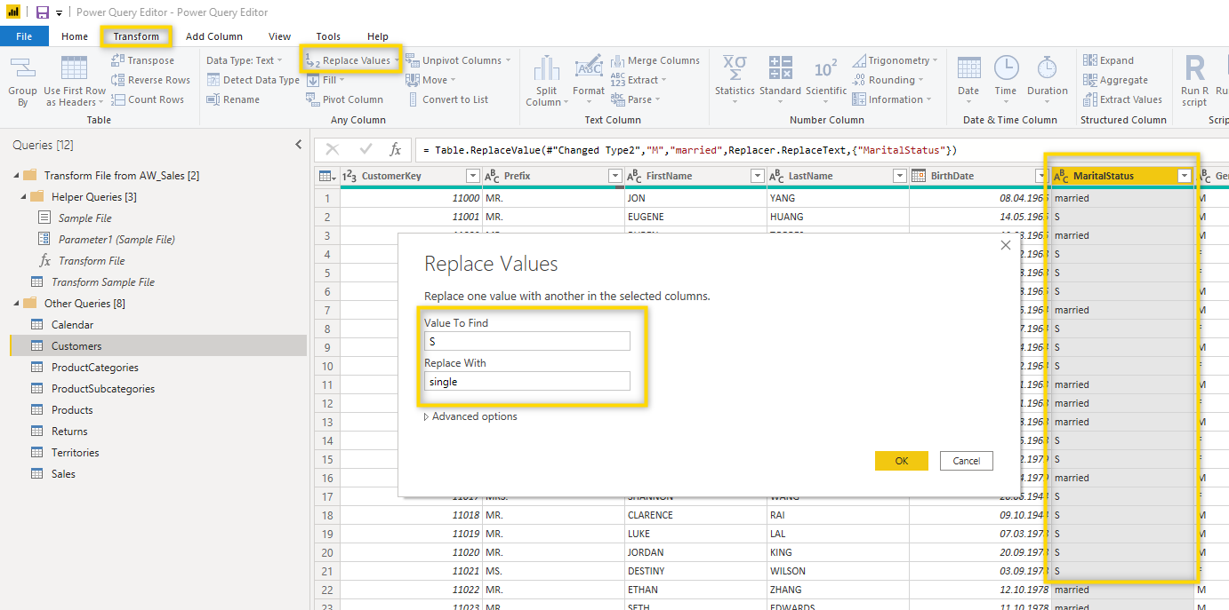 Power Query Editor - PBI Help Center