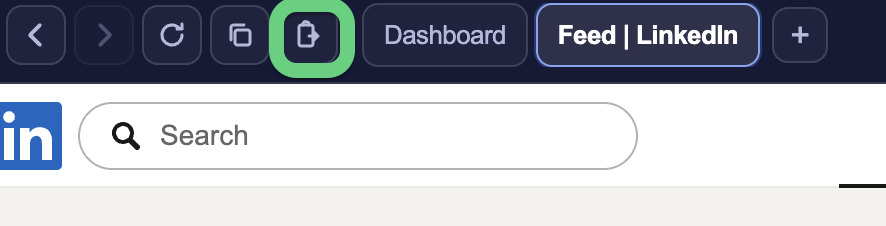 Paste button on STACKED