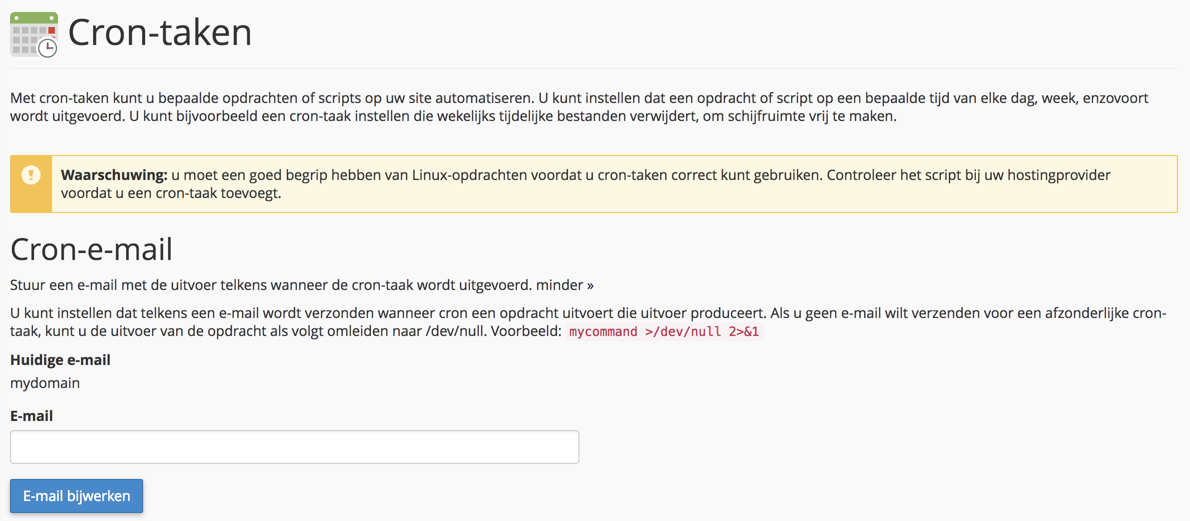 Hoe Configureer Ik Een Cronjob In Cpanel Hoasted Support