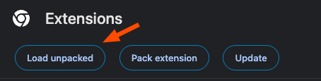 Uitgepakte extensie inladen Chrome
