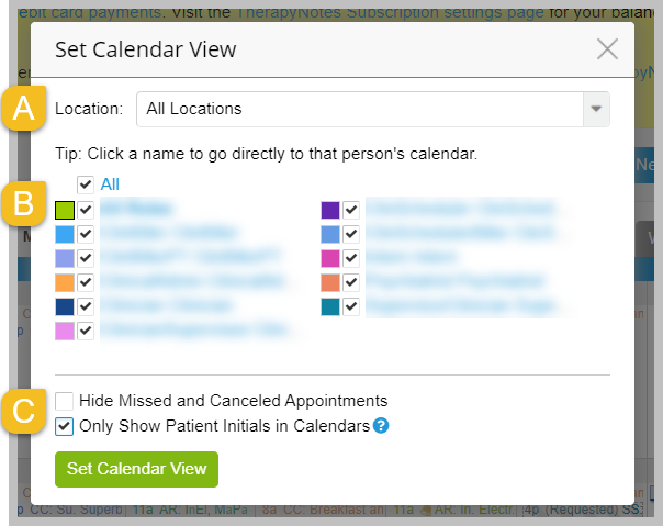 Quick Start: Scheduling - TherapyNotes Help Center