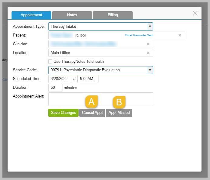 Quick Start: Scheduling - TherapyNotes Help Center