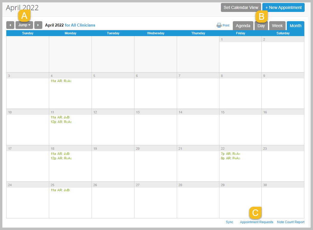Quick Start: Scheduling - TherapyNotes Help Center