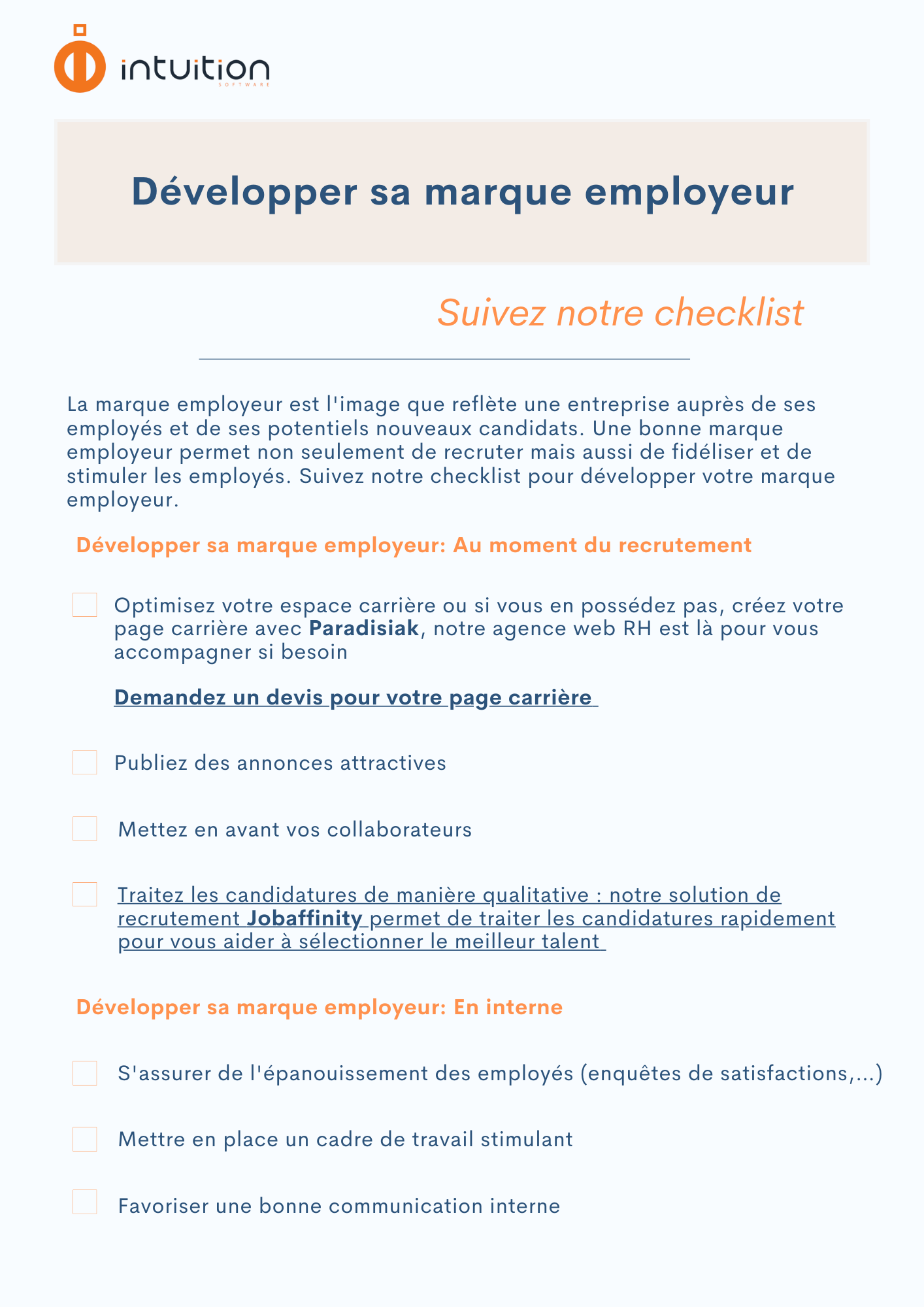Developper sa marque employeur