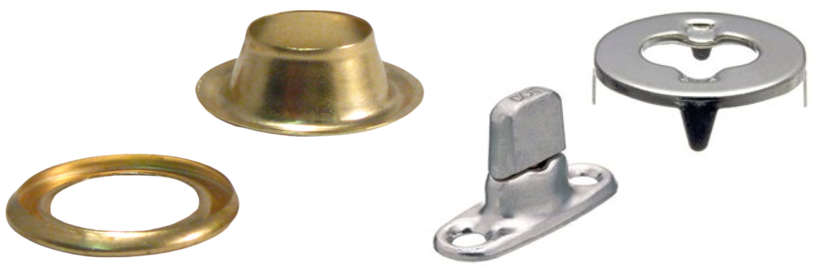 Grommet Eyelets And Turn Buttons