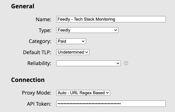 Integrate with Analyst1 - Feedly Documentation