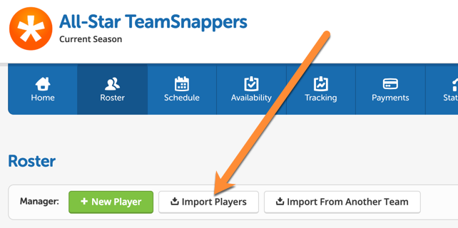 Importing Rosters - TeamSnap Playbook