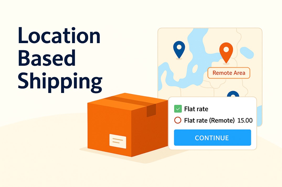 Location based flat rate remote shipping