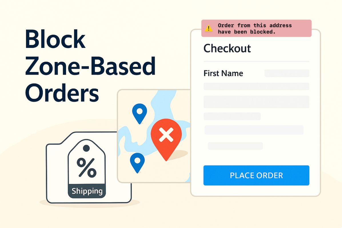 Order from this zone have been blocked