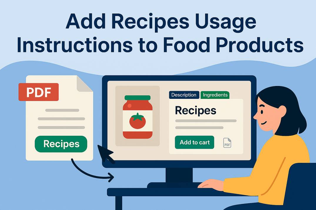 Add Recipes Usage Instructions