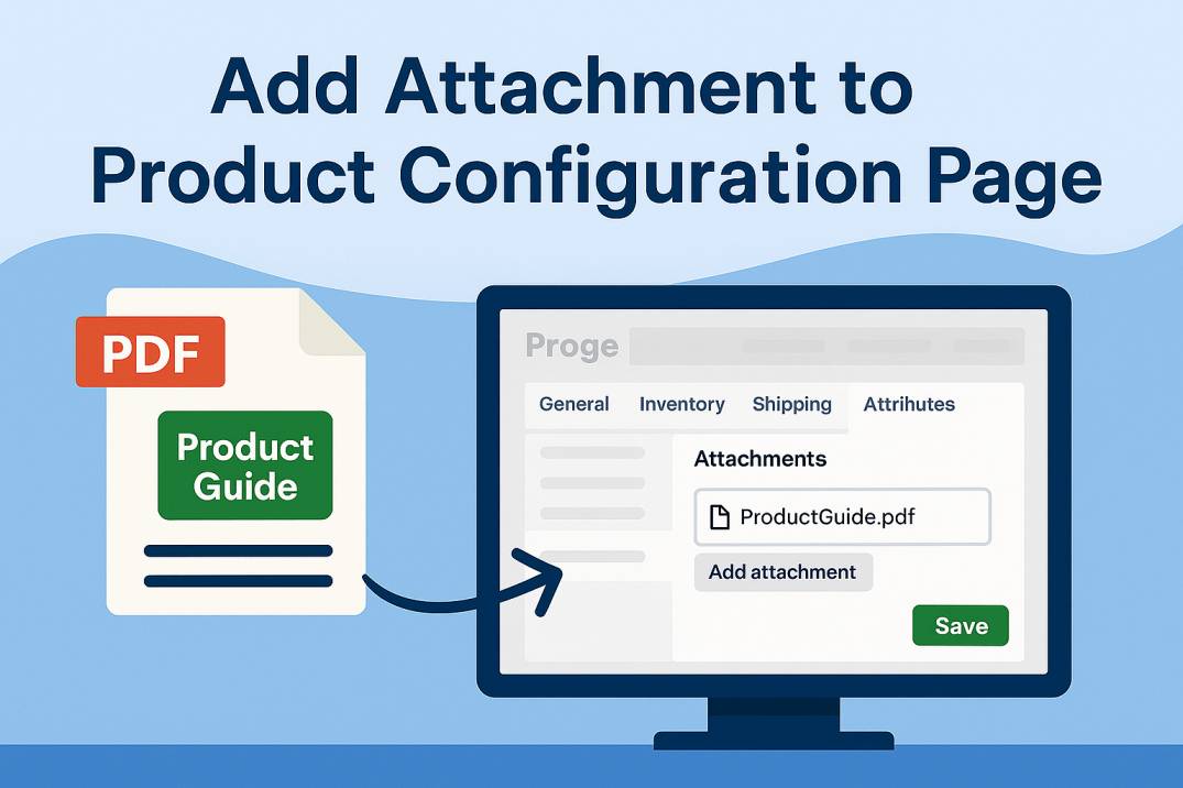 Add Attachment Files to the Product Configuration Page