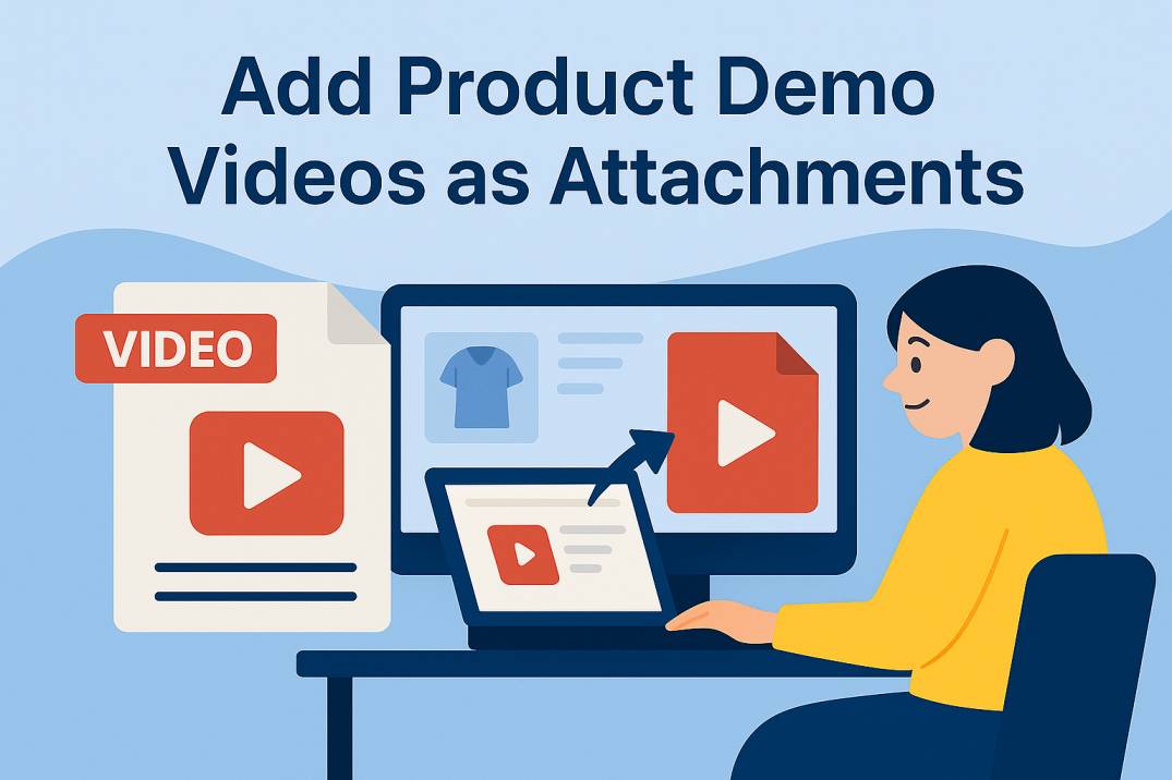 Add Product Demo Videos as Attachments