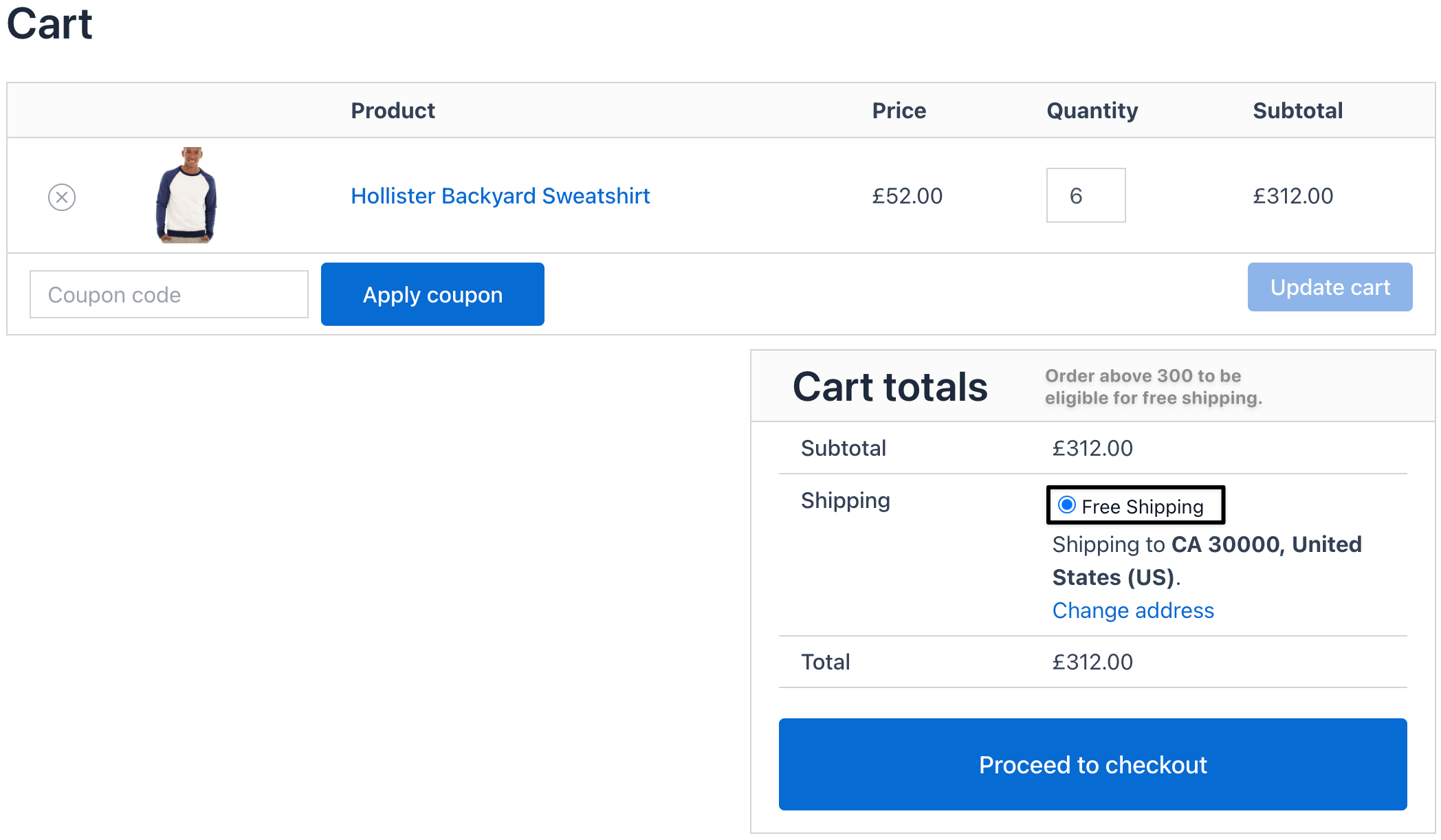 hide other on free shipping