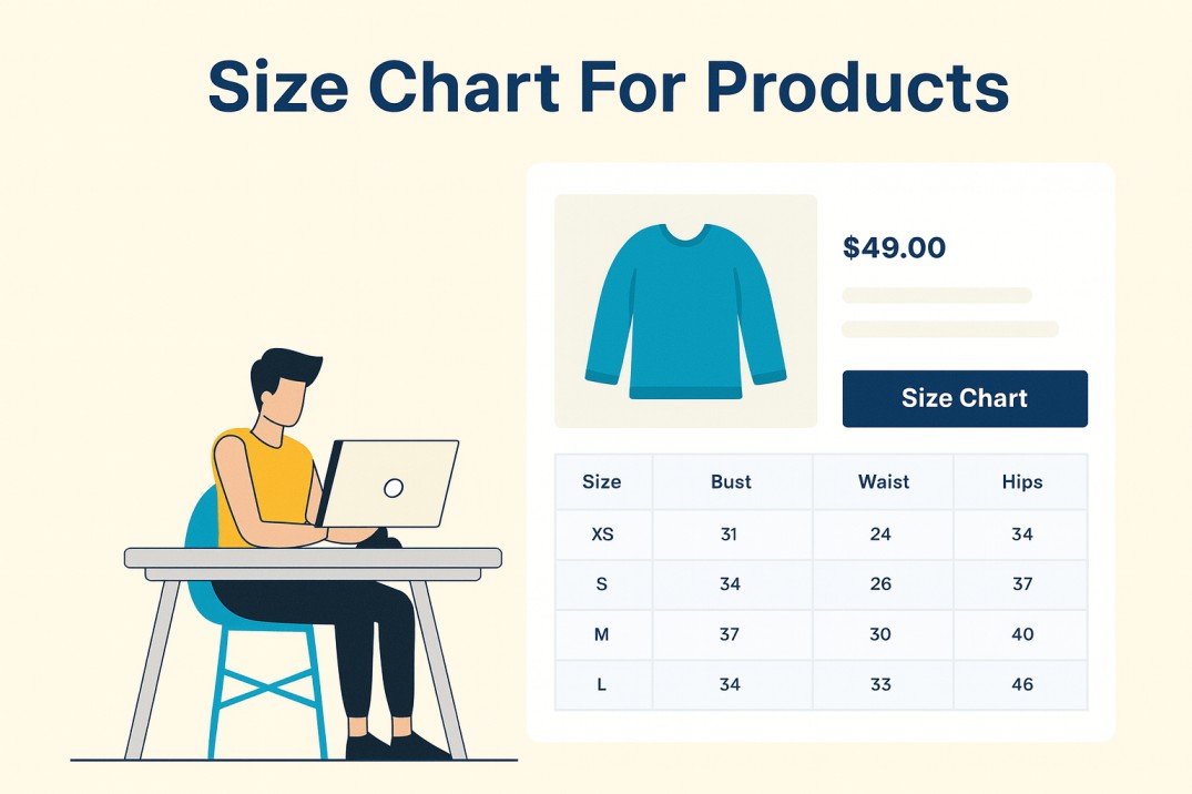 size chart for product