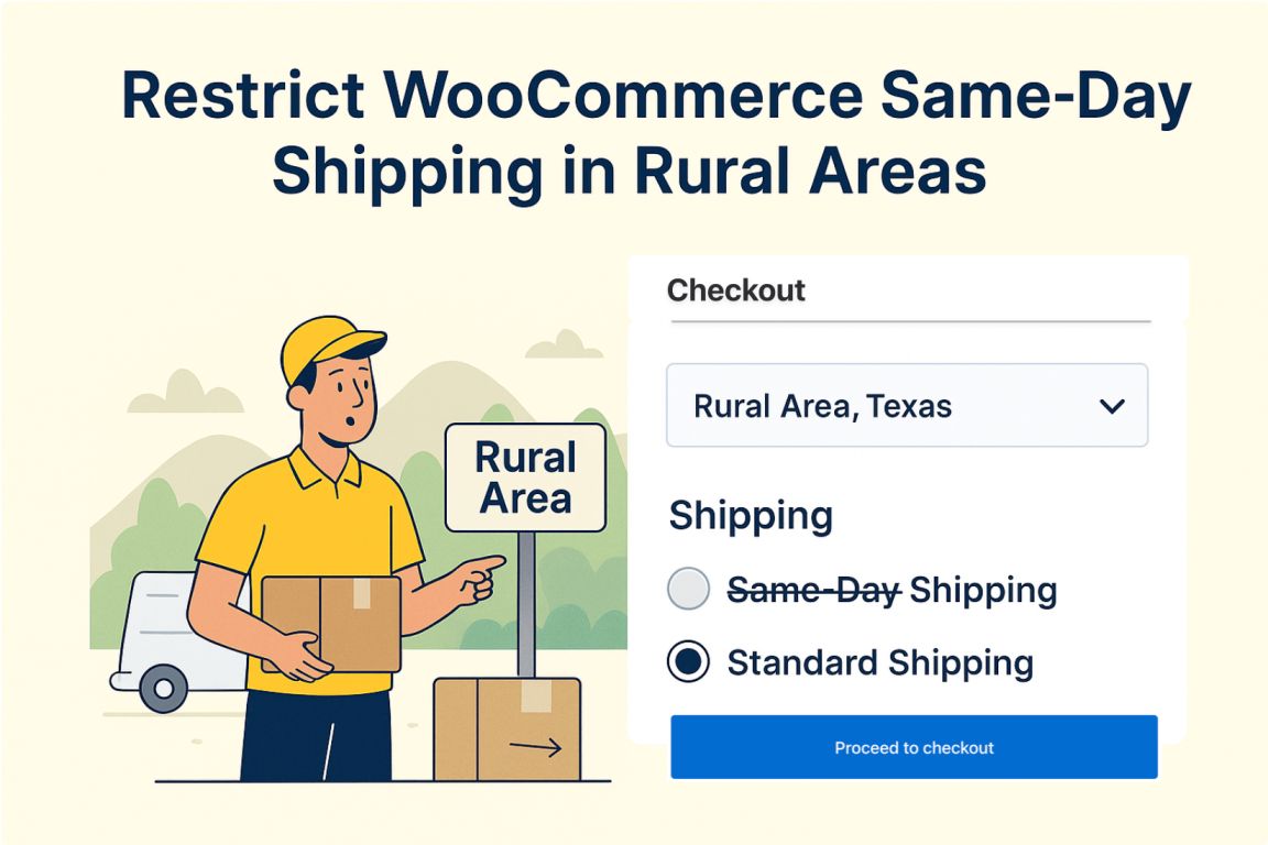 Rural area hide same day delivery