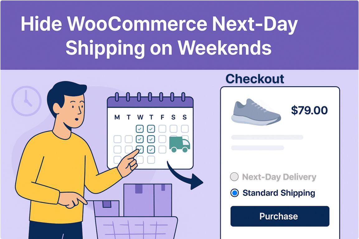 hide next day delivery on weekends