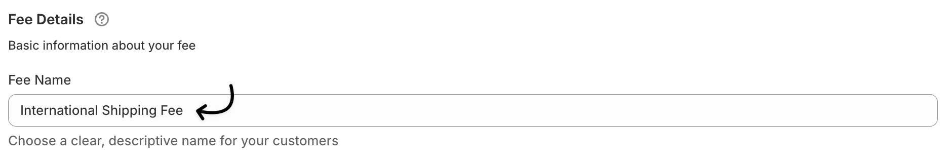 International fee title