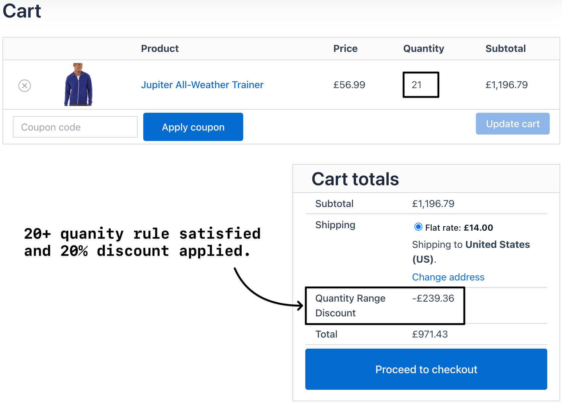 quantity range discount
