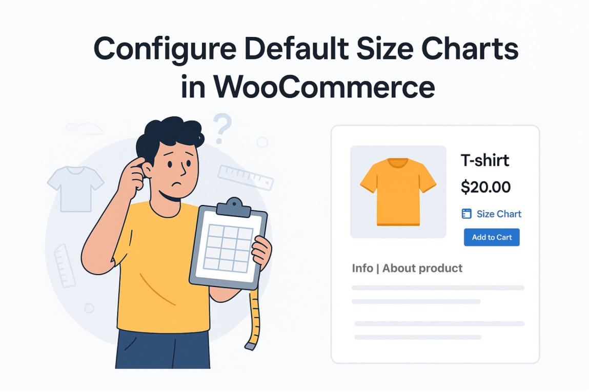 Configure default size chart