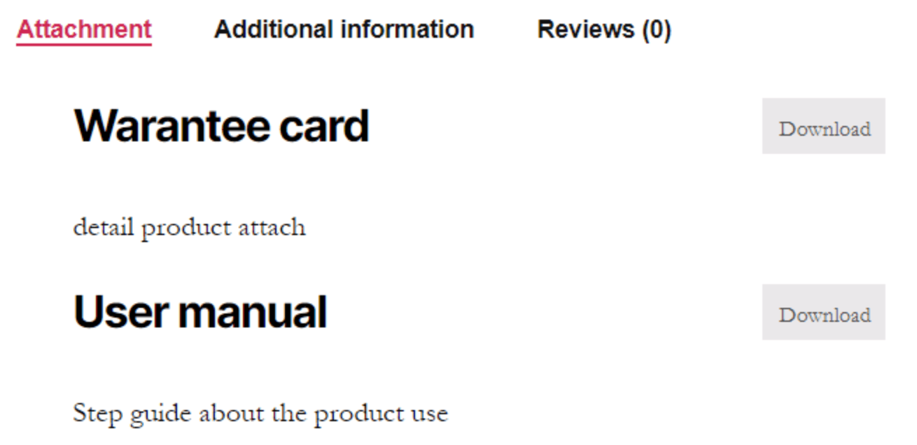 Attachment tab by default selected