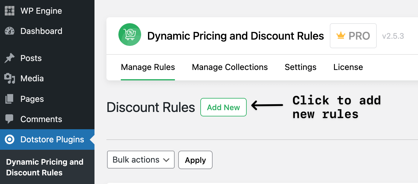 Add new discount rule