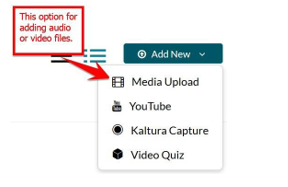 Multimedia: Adding Audio or Video Files to Blackboard (May 2023 version ...