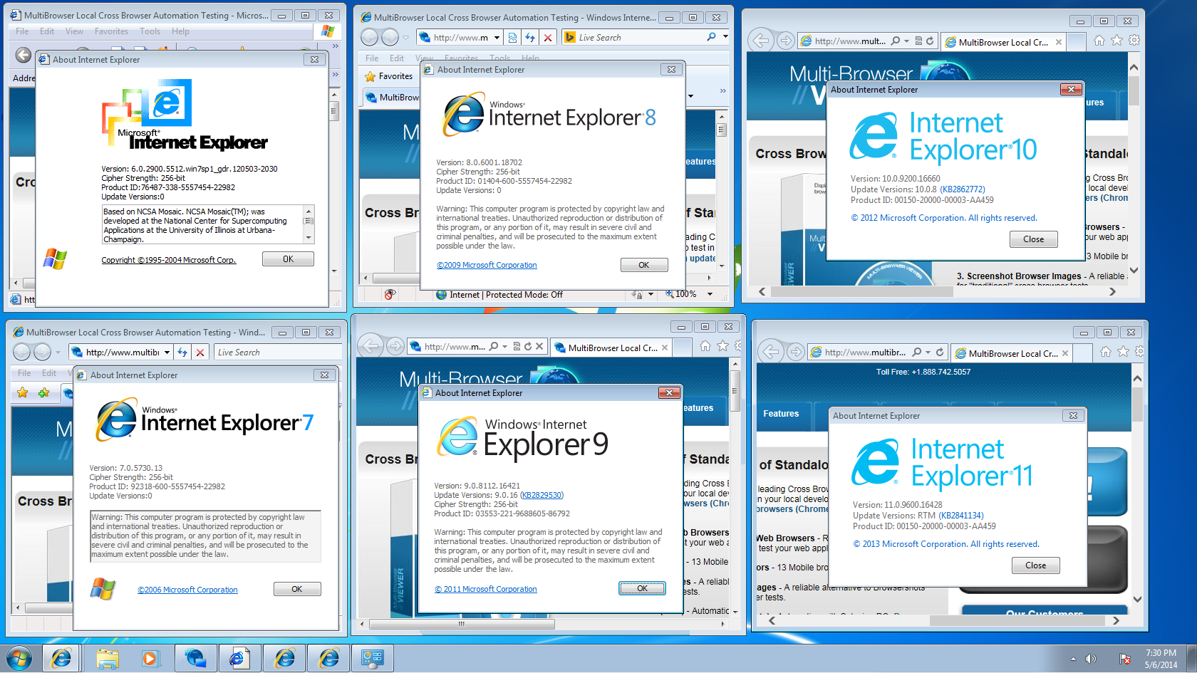 Run Standalone Browsers concurrently