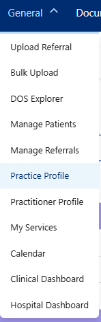 OPERA Practice Profile page