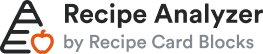 Recipe Analyzer Support