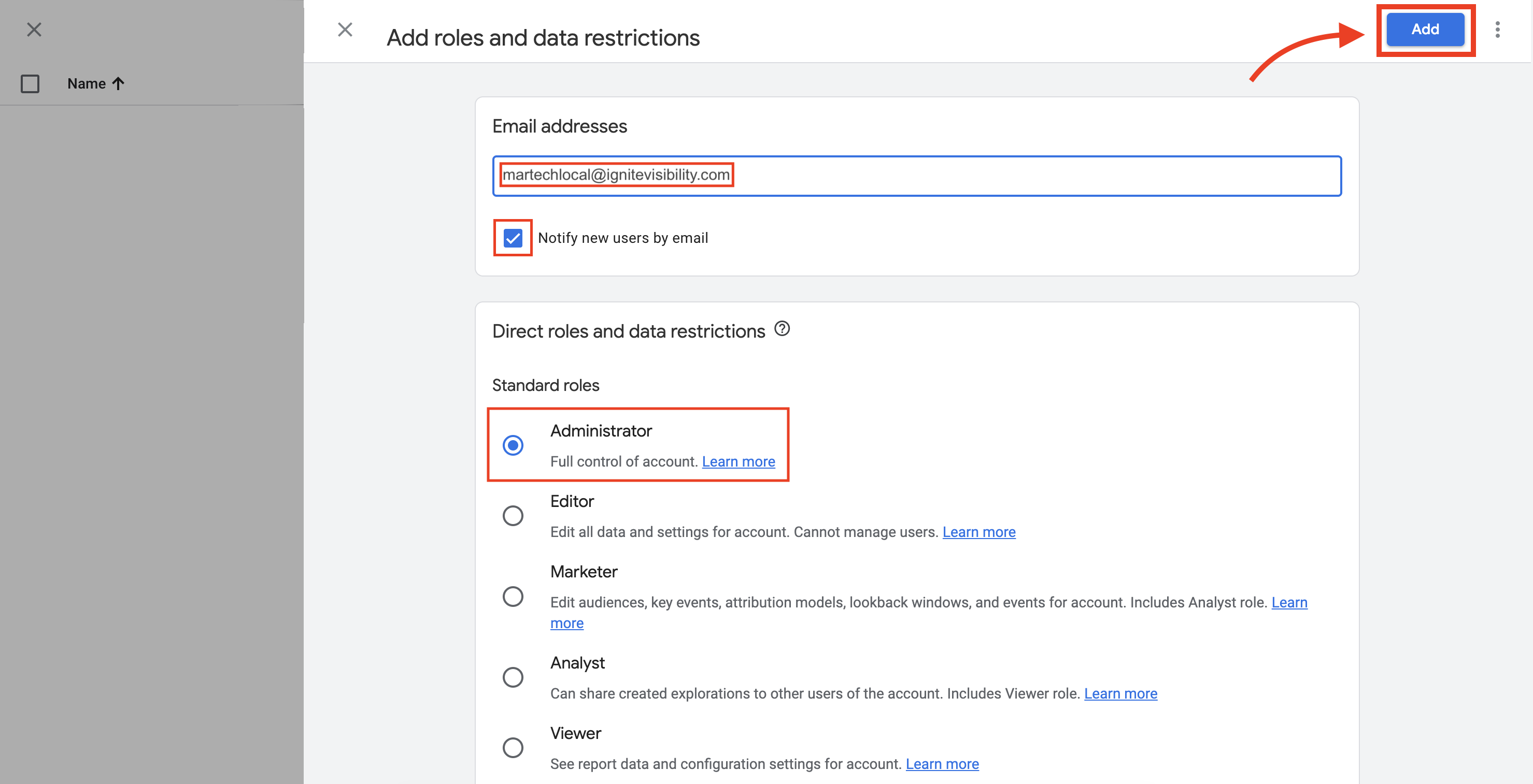 Steps 14-16 Guide: Email, Roles, Add