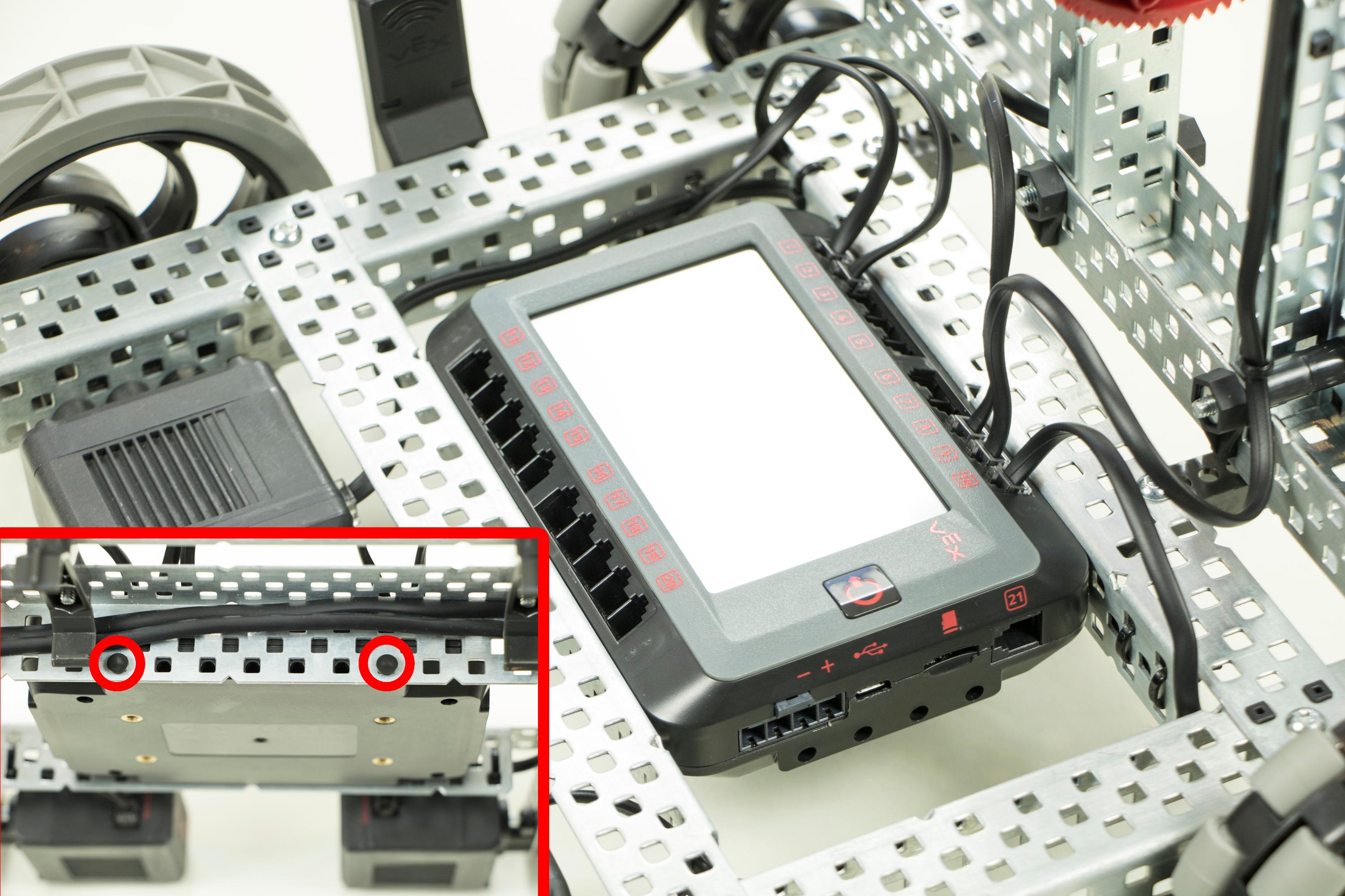 How to Mount and Wire the V5 Robot Brain VEX Robotics Knowledge Base