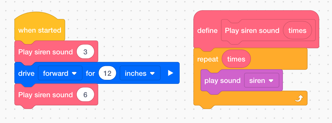 My Blocks - VEXcode IQ Blocks - VEX Robotics Knowledge Base