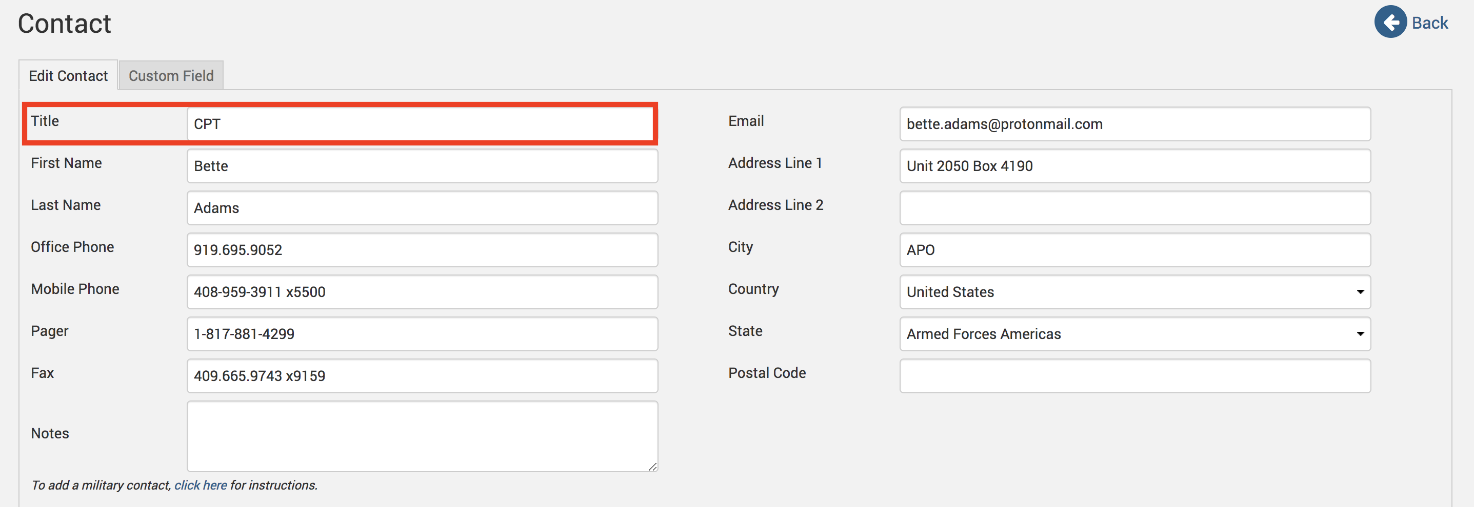 Enter A Military Address TimeSolv Knowledge Base