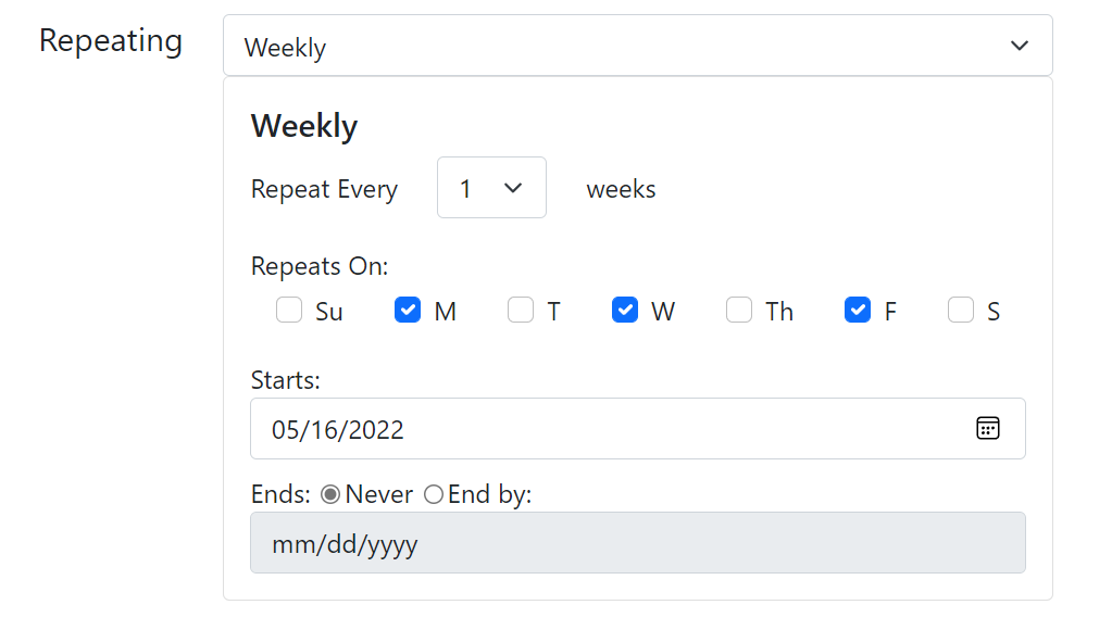 Create Edit Or Delete Recurring Events MyChurch Events Create Edit Or Delete Recurring Events MyChurch Events