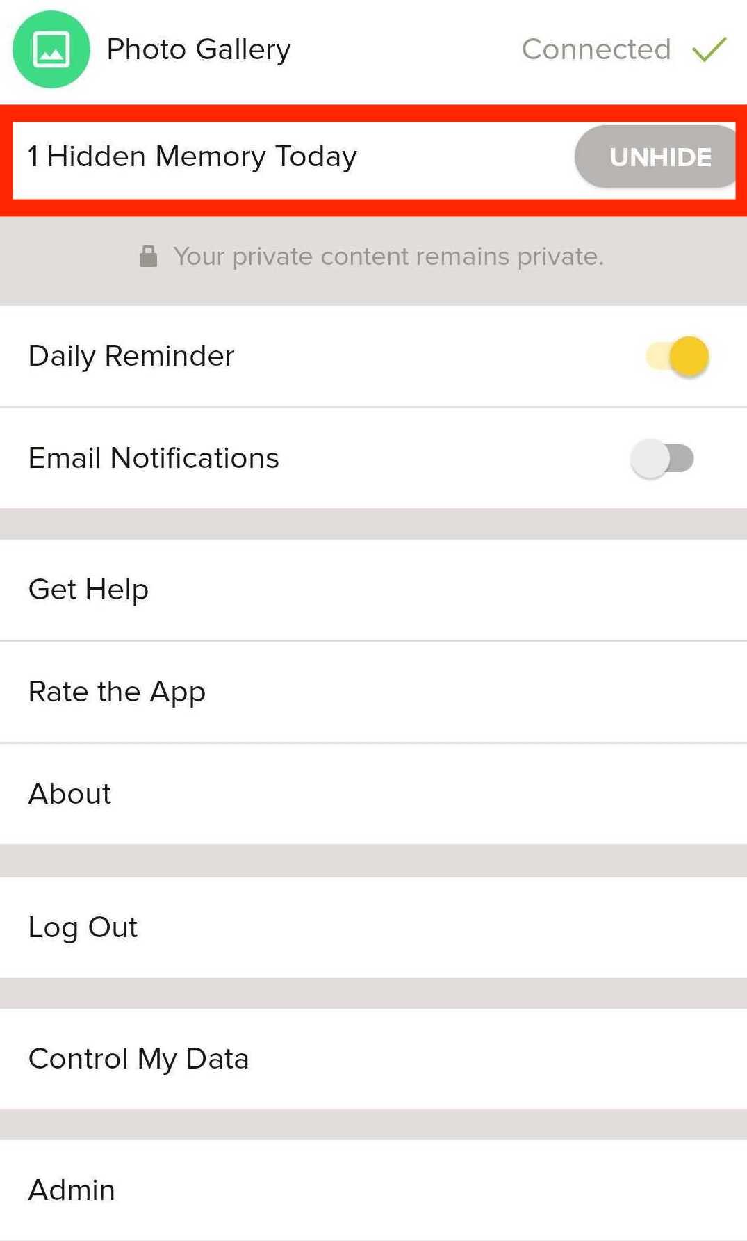 How to Unhide Hidden Memories in Timehop Timehop Help Center