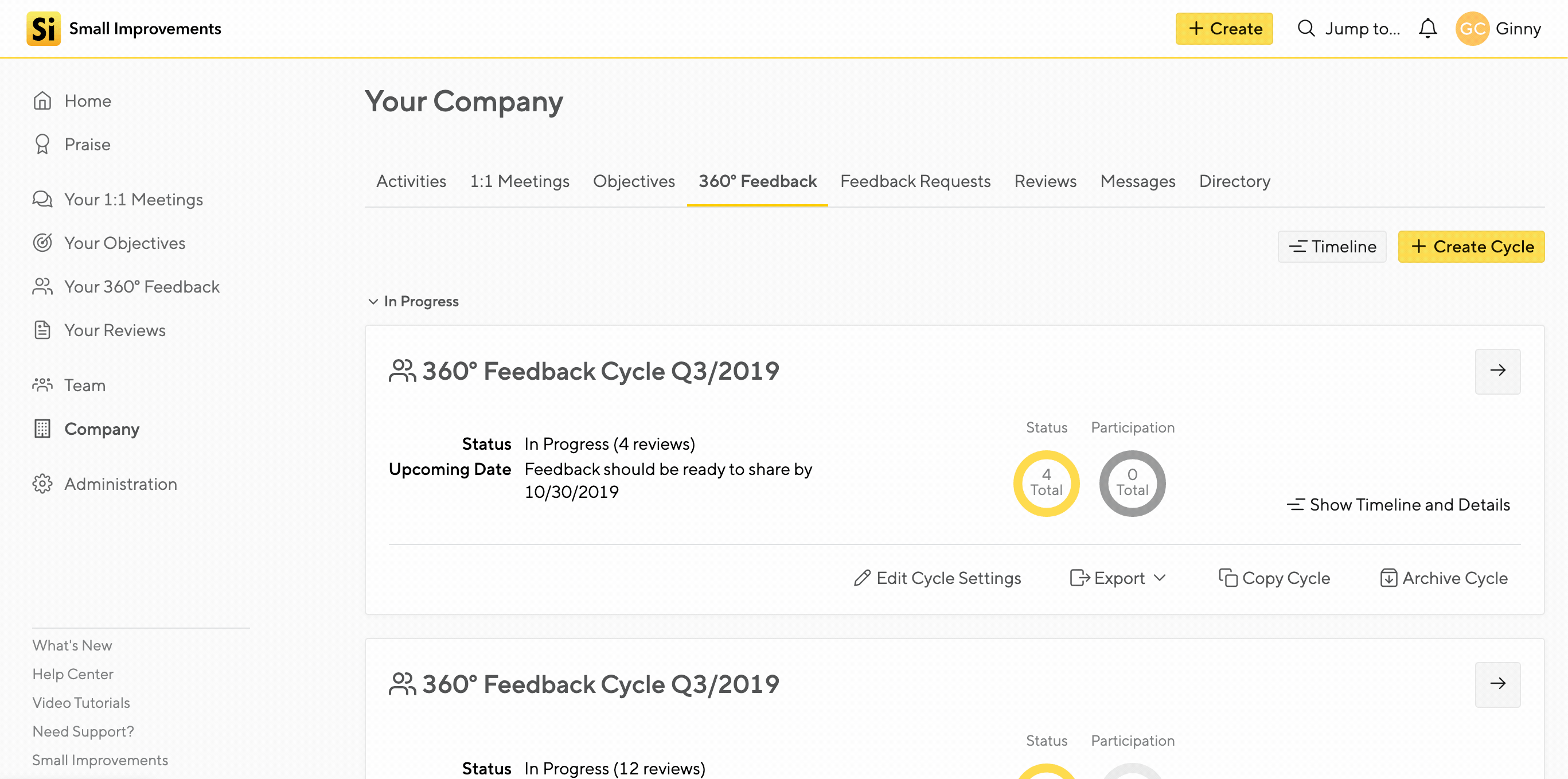 how do i extend my 360 feedback cycle timeline small how to do a timeline
