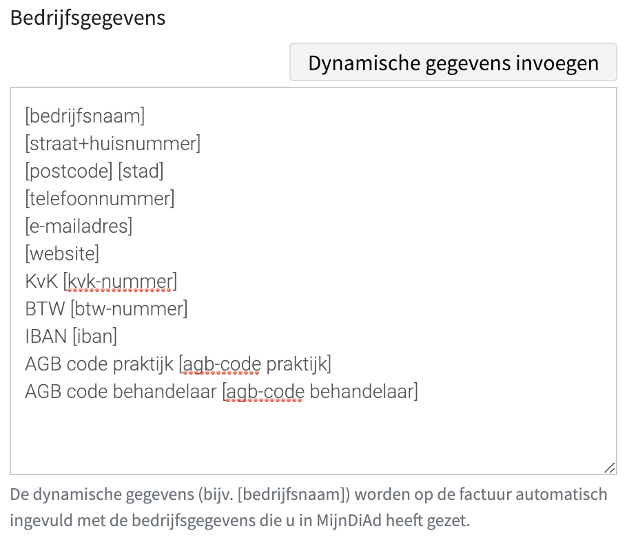 Hoe kan ik mijn AGBcodes instellen?