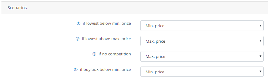 ChannelEngine back-end: scenarios