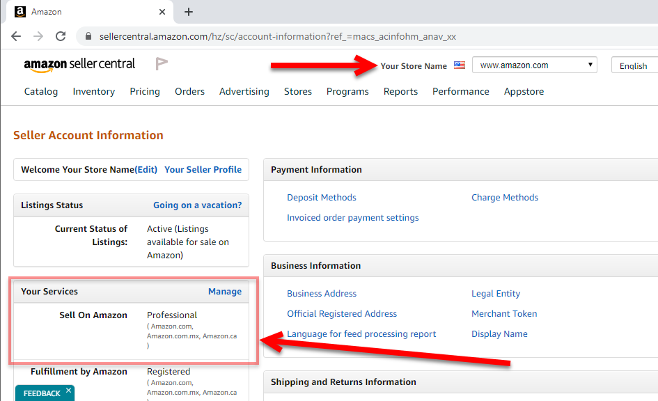How do I know If I have an Amazon Pro Seller Account or